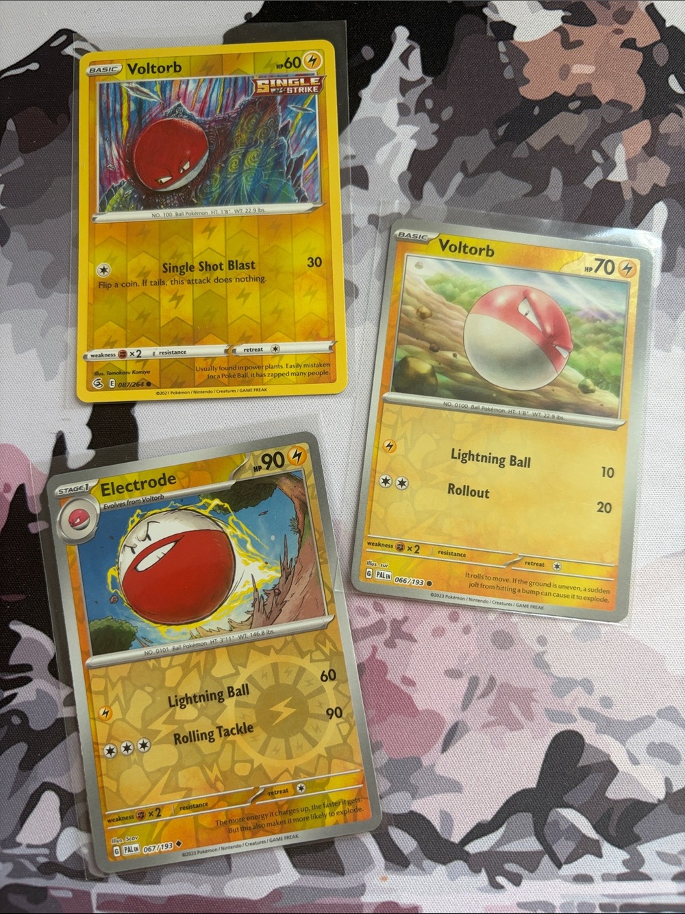Voltorb & Electrode Pokémon Evolution Card Lot ⚡Reverse Holo | 3 Cards ✨5/$25✨